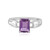 Amethyst-Silberring