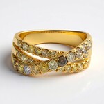 Bague en or et Diamant fancy SI2 (CIRARI)