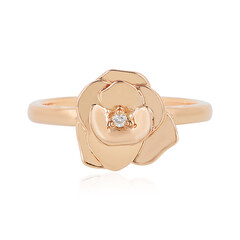 Zilveren ring met een SI2 (H) Diamant