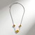 Collana in argento con Ambra Milky Baltica (dagen)