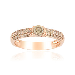 Bague en or et Diamant rose de France VS1 d'Argyle