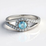 Bague en argent et Zircon de Ratanakiri