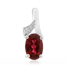 Ciondolo in argento con Rubellite Brasiliana AAA