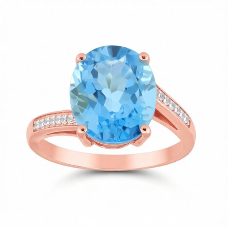 Gouden ring met een Marambaia-topaas