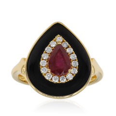 Bague en or et Onyx noir (CIRARI)