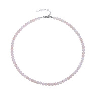 Collana in argento con Opale Andino Rosa