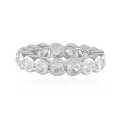 Zilveren ring met zirkonen (de Melo)
