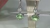Pendientes en plata con Fluorita verde