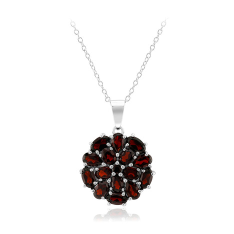 Collar en plata con Granate