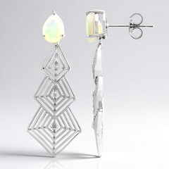 Orecchini in argento con Opale di Welo (SAELOCANA)