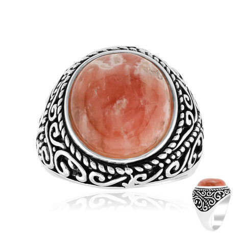 Anillo en plata con Rodocrosita (Jones Lee)