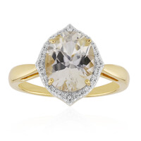 Anello in oro con Euclasio del Brasile (Mark Kaufman)