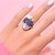 Anello in argento con Tanzanite (Gems en Vogue)