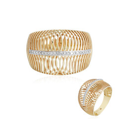 Anello in oro con Diamante I1 (I)  (Ornaments by de Melo)
