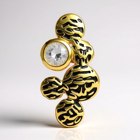 Ciondolo in argento con Zircone (MONOSONO COLLECTION)