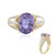 Anillo en oro con Turmalina de Paraiba sin calentar (de Melo)