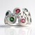 Anello in argento con Tormalina Rosa Brasiliana (Pallanova)