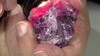 Zilveren broche met een Roze Fluoriet (Gems en Vogue)