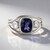 Anello in argento con Iolite