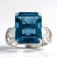 Anillo en plata con Fluorita de Braldu (Pallanova)