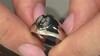 Anillo en plata con Obsidiana Copo de Nieve