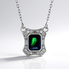 Collana in argento con Opale Mezezo