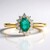 Anello in oro con Smeraldo Zambia AAA (CIRARI)