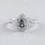 Bague en argent et Grenat à couleurs changeantes de Madagascar