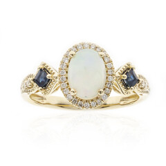 Bague en or et Opale Welo AAA (CIRARI)