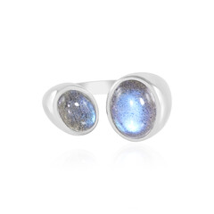 Blauer Maniry-Labradorit-Silberring