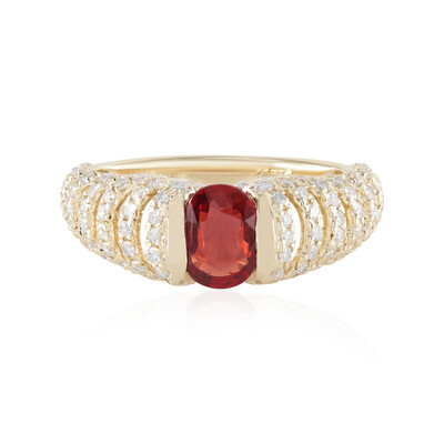 Bague en or et Rubis de Tanzanie (de Melo)