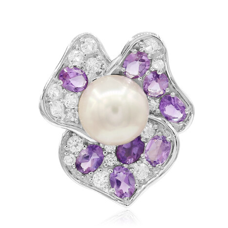 Ciondolo in argento con Perla di Acqua Dolce (TPC)