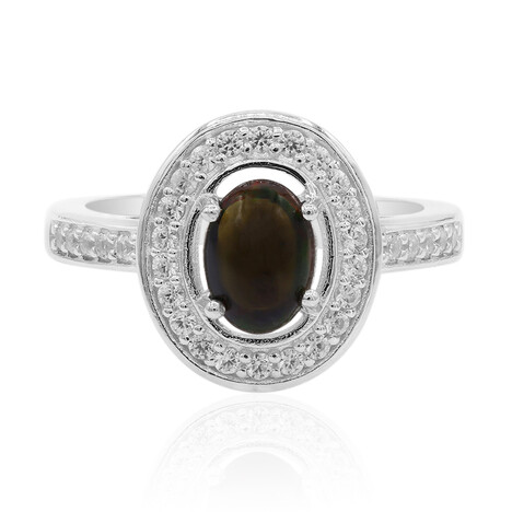 Mezezo Opal Silver Ring