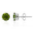 Pendientes en plata con Peridoto de Birmania