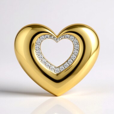 Colgante en oro con Diamante SI1 (G) (Annette)