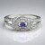 Anello in argento con Iolite Ceylon