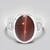 Anello in argento con Scapolite Occhio di Gatto