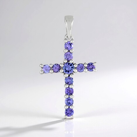 Ciondolo in argento con Tanzanite