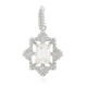 Pendentif en argent et Kunzite jaune canari