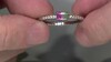 Zilveren ring met een watermeloen-toermalijn