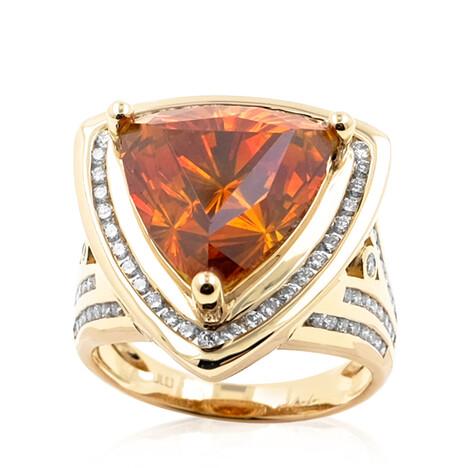 Anello in oro con Sfalerite (de Melo)