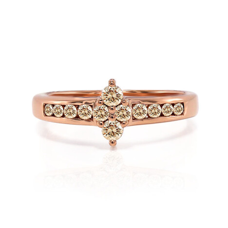 Anello in oro con Diamante Rose de France SI1 di Argyle (Annette)