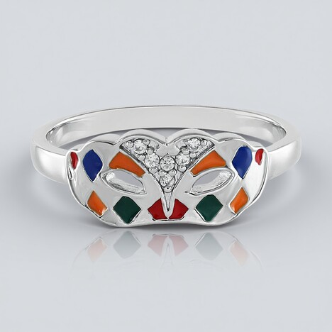 Anello in argento con Zircone