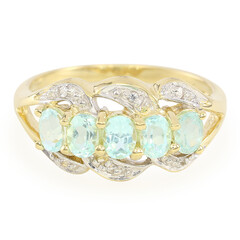Brasilianischer Paraiba-Turmalin-Goldring