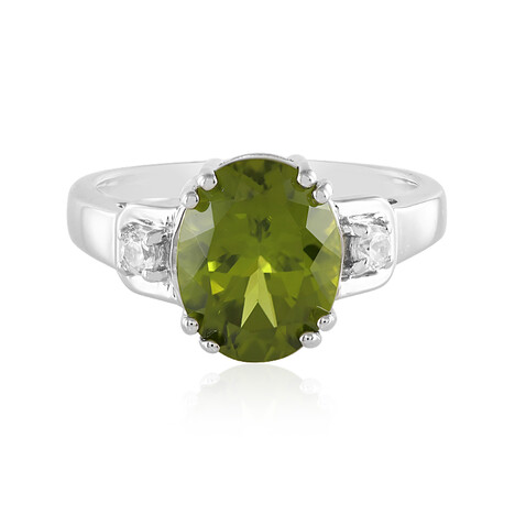 Anello in argento con Peridoto
