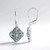 Boucles d'oreilles en argent et Zircon de Ratanakiri