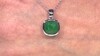 Collar en plata con Berilo color esmeralda