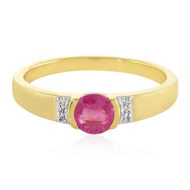 Anello in argento con Zaffiro Rosa del Madagascar