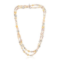 Freshwater pearl Silver Necklace (TPC)