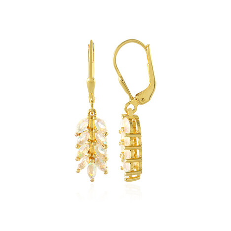 Pendientes en plata con Ópalo de Welo